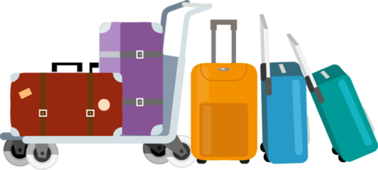 行李托運海報在線編輯-行李托運-圖司機